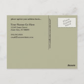 私たちはパスポートを投函した ポストカード (裏面)