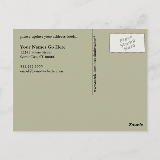 私たちはパスポートを投函した ポストカード (裏面)