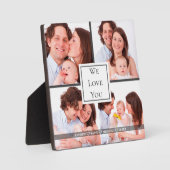 私たちはパパを愛パーソナライズされたして4 Photo College フォトプラーク (正面)