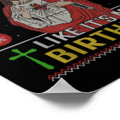 私たちはパーティーのように私の誕生日イエズスセーター ポスター (角)