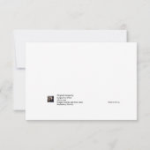 私たちはビーチRsvpでそれを行う セーブザデート (裏面)