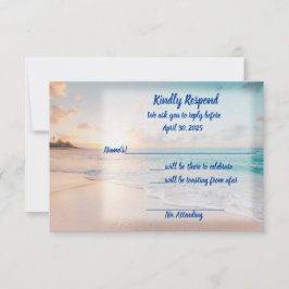 私たちはビーチRsvpでそれを行う セーブザデート