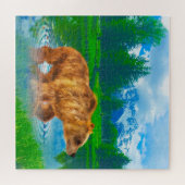 私たちはブラウンベアーズのワイオミングが大好き。 ジグソーパズル (横)