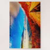 私たちはブルーリッジの山々バージニアが大好き。ジグソーパズ ジグソーパズル (縦)