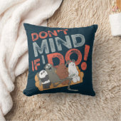 私たちはベア&チャーリー – 私は気にしないでもし! クッション (ブランケット)