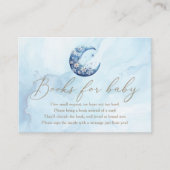 私たちはベビーのための月刊少年シャワーの本の上にいる エンクロージャーカード (正面)