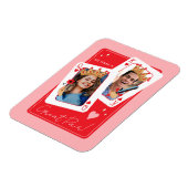 私たちはペア素晴らしのバレンタインの写真を作る マグネット (左側)