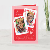 私たちはペア素晴らしのホモ写真バレンタインデーを作る カード (正面)