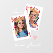 私たちはペア素晴らしの写真カスタムバレンタインを作る ウィンドウサイン (シート)