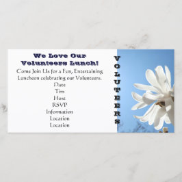 私たちはボランティアのランチ招待状が大好感謝していき