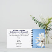 私たちはボランティアのランチ招待状が大好感謝していき (スタンド正面)