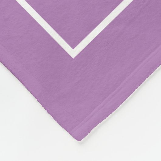 「私たちはママを愛している」名前をカスタムするラベンダー フリースブランケット (角)