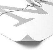 私たちはママ母ミニマリストのホームポスターを愛している ポスター (角)