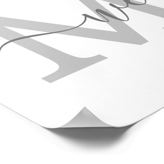 私たちはママ母ミニマリストのホームポスターを愛している ポスター (角)