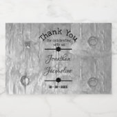 私たちはミニで祝はありがとう リキュールボトルラベル (シングルラベル)