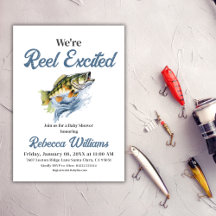 私たちはリール興奮リトルフィッシャーマンベビーシャワー