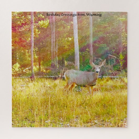 私たちはワイオミングが大好き。ジグソーパズル ジグソーパズル (縦)