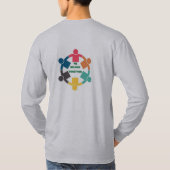 私たちは一つだ メンズTシャツ Tシャツ (裏面)