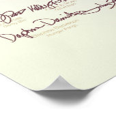 私たちは一度スターを持っていた(署名入りポスター) ポスター (角)