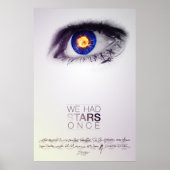 私たちは一度スターを持っていた(署名入りポスター) ポスター (正面)