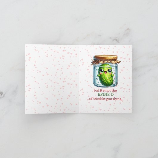 私たちは一種の生意気な状況のバレンタイン シーズンカード (内部)