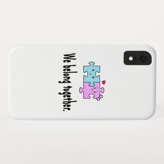 私たちは一緒にいるべき Case-Mate iPhoneケース (裏面(横))