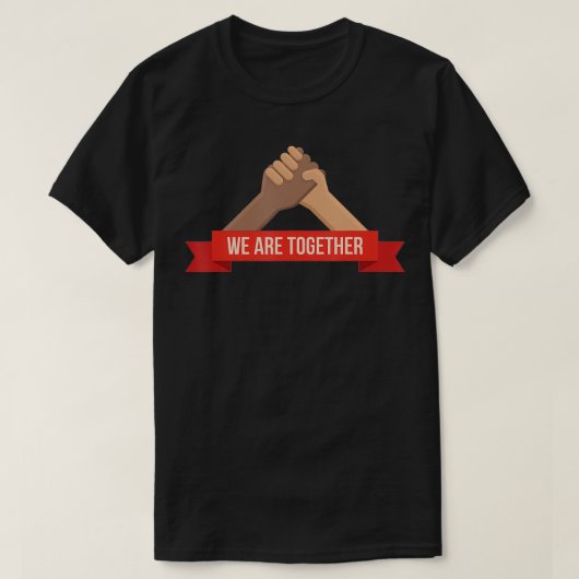 私たちは一緒にアフリカの歴史ギフト美しいAm Tシャツ (デザイン正面)