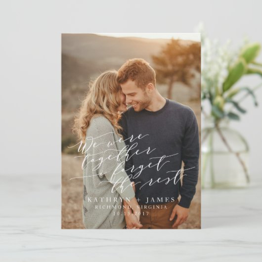 私たちは一緒にデートカードを保存した セーブザデート (スタンド正面)