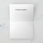 私たちは一緒にトムWurlグリーティングカード カード (内部)