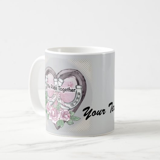 私たちは一緒にマグカスタムに乗る コーヒーマグカップ (正面左)