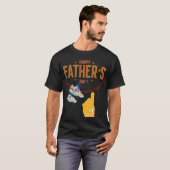 私たちは一緒に成長し、同じ靴に一致する父の靴 Tシャツ (正面フル)