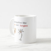 私たちは一緒に行く コーヒーマグカップ (正面左)