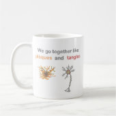 私たちは一緒に行く コーヒーマグカップ (左)