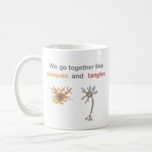 私たちは一緒に行く コーヒーマグカップ (左)