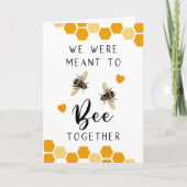 私たちは一緒に記念日を迎えようとした カード (正面)