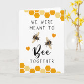 私たちは一緒に記念日を迎えようとした カード (黄色い花)