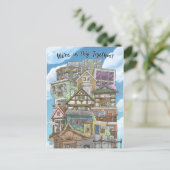 私たちは一緒に(コロナウイルス)ポストカードにいる ポストカード (スタンド正面)