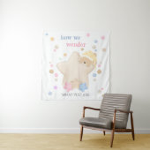 私たちは不思議 赤ちゃん性別発表 テディベア タペスト タペストリー (インサイチュ)