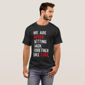 私たちは二度と元に戻らないレトロ Tシャツ (正面フル)