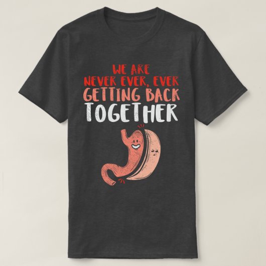 私たちは二度と戻らない Tシャツ (デザイン正面)
