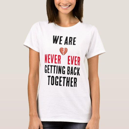 私たちは二度と戻らない Tシャツ (正面)