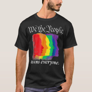 私たちは人とは、2018年に全員のゲイプライドシャツを意味する Tシャツ