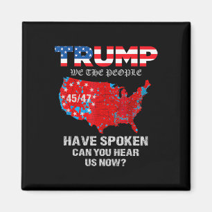 私たちは人民が発言したことを知っているTシャツ アメリカ選挙 2024 再 マグネット
