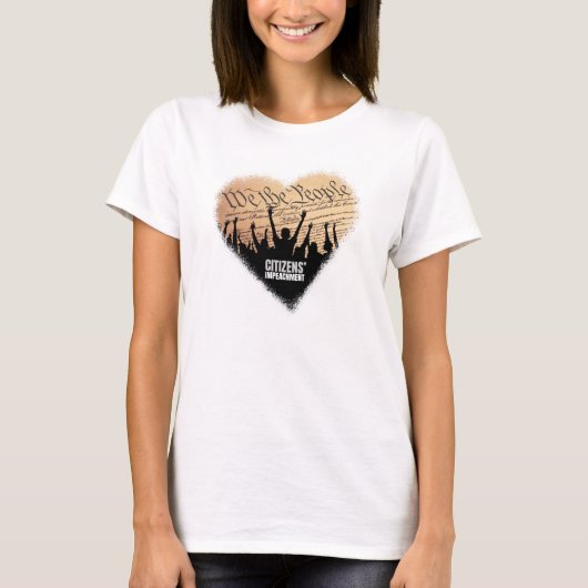 私たちは人民のハートT Tシャツ (正面)