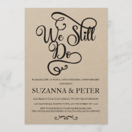 私たちは今でもカリグラフィーをエレガントな記念日の招待状として作成しています 招待状