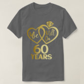 私たちは今でも60年結婚間60周年を迎える Tシャツ (デザイン正面)