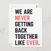 私たちは今までのように集まらない ポストカード (正面/裏面)