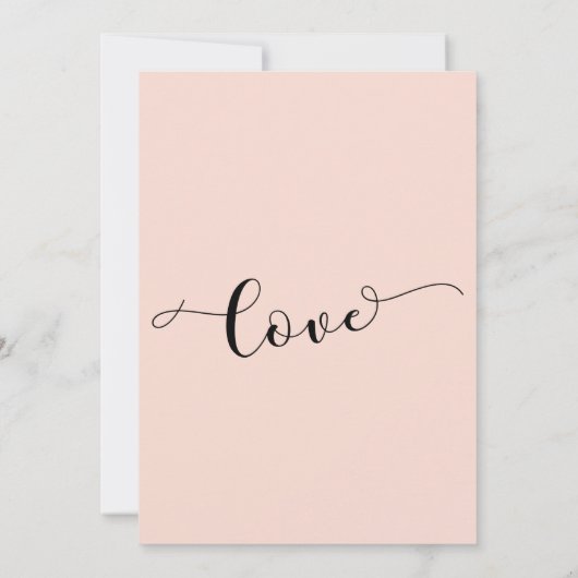 私たちは今も現代のカリグラフィーを愛し続ける、 ブラッシュアニバーサリー 招待状 (裏面)