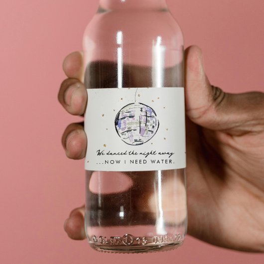 私たちは今ダンス私は水ディスコのボール水の色が必要 ペットボトルラベル