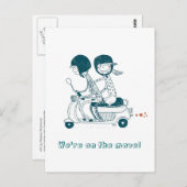 私たちは今動いているラブカップル ポストカード (正面/裏面)